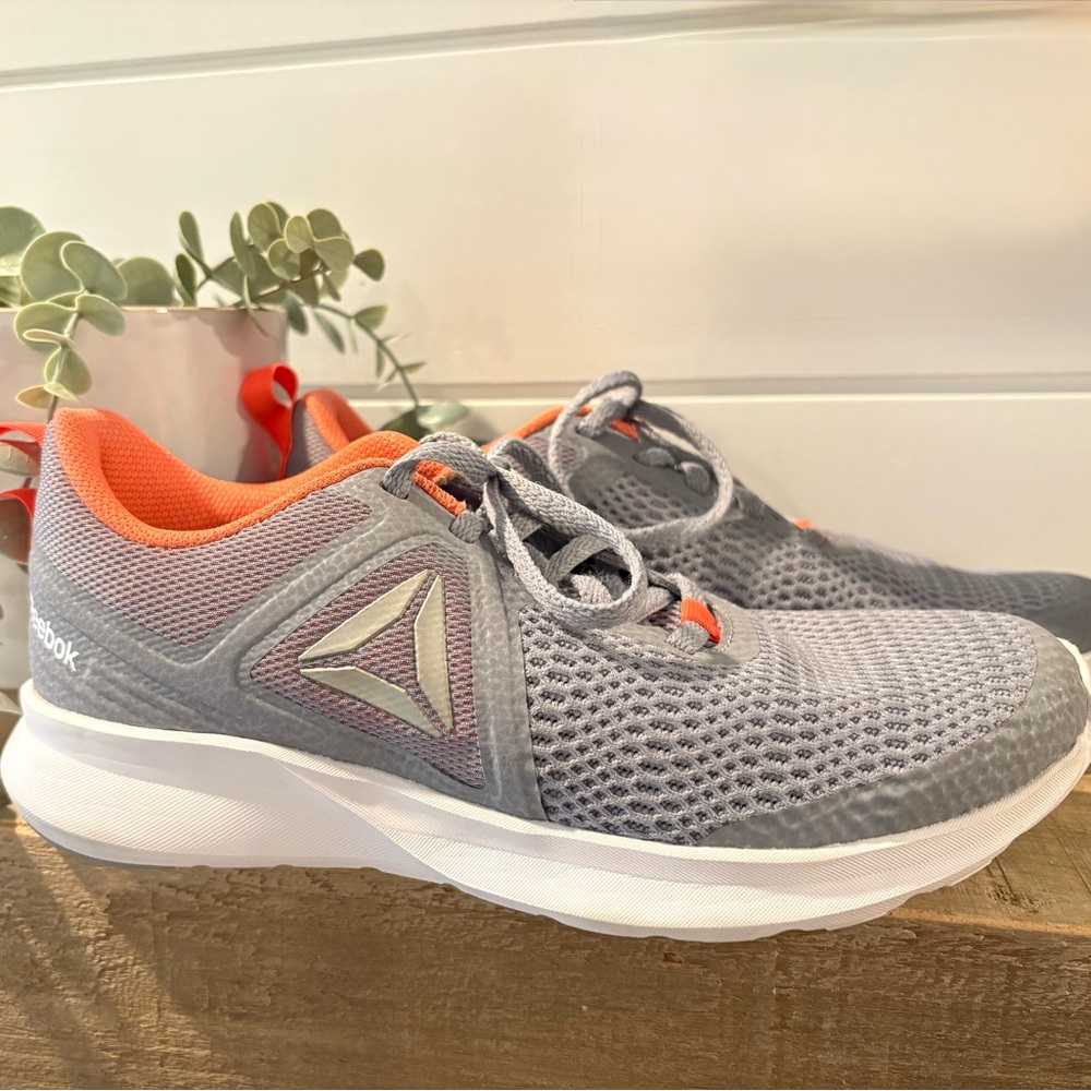 Reebok Orange and Gray Athletic Shoes